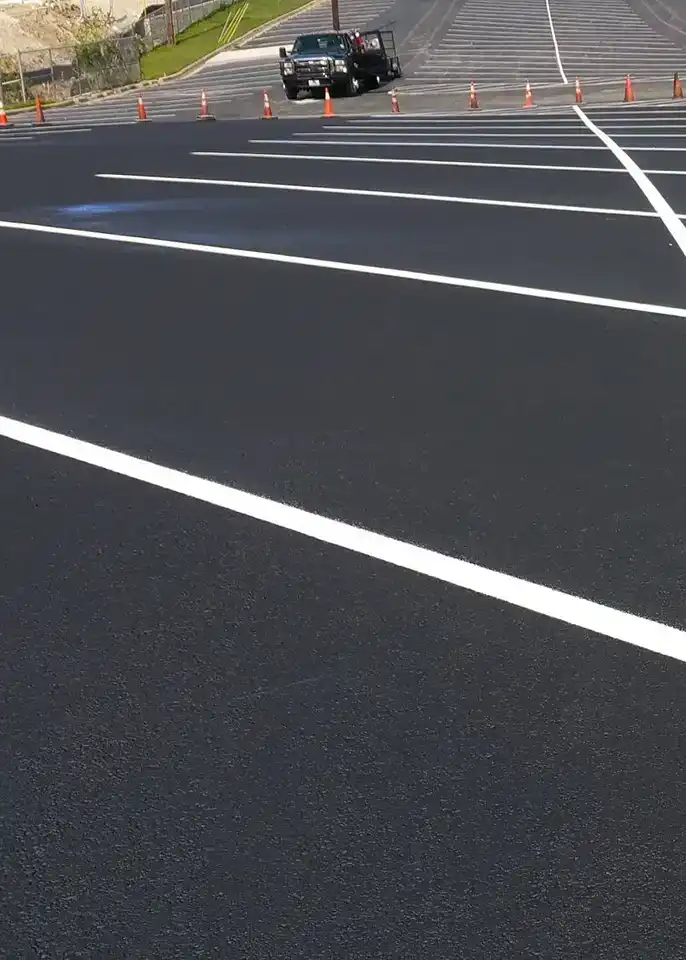 pavement sealcoat striping