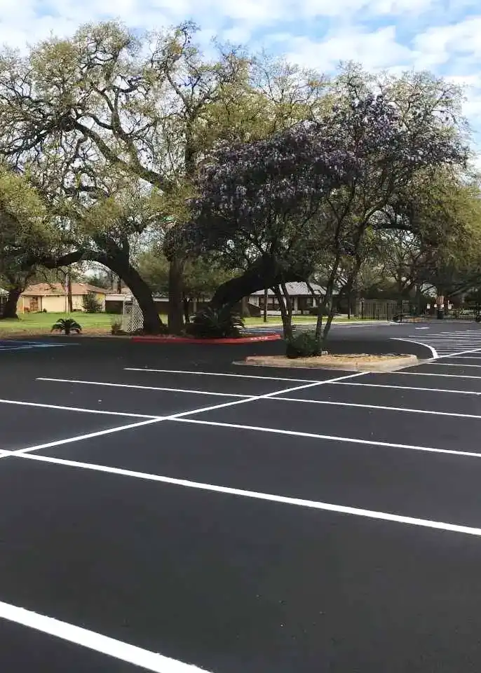 pavement maintenance sealcoat and striping